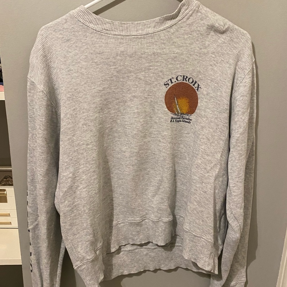 Brandy Melville St. Croix thermal sweatshirt